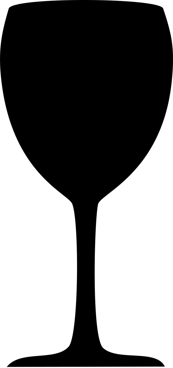 Motiv-Wandtafel Weinglas