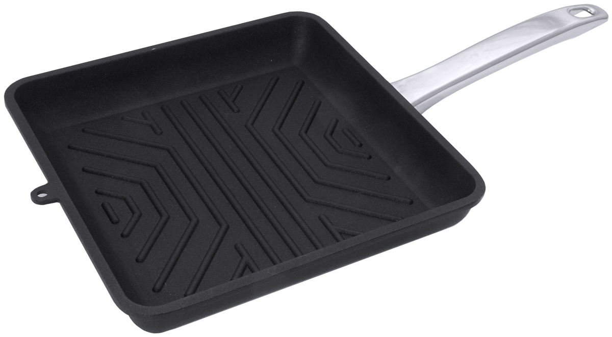 Grillpfanne, quadratisch , nicht induktionsgeeignet