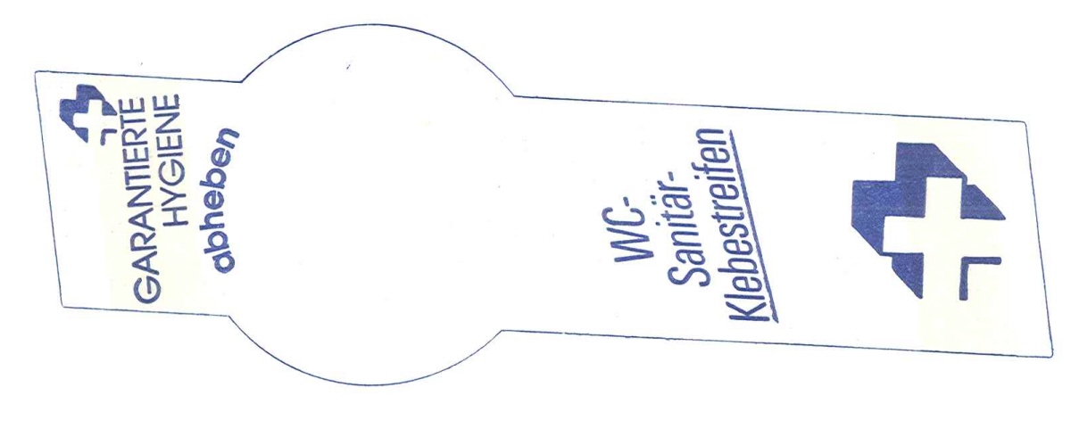 WC Hygieneklebestreifen